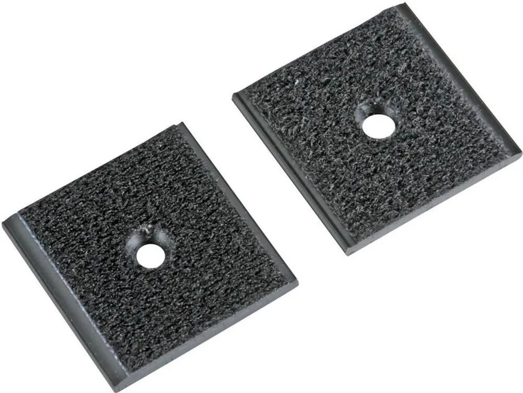 Clips Lampa Velour foro centrale 35x35mm 2pz compatibili per nastri e adesivi