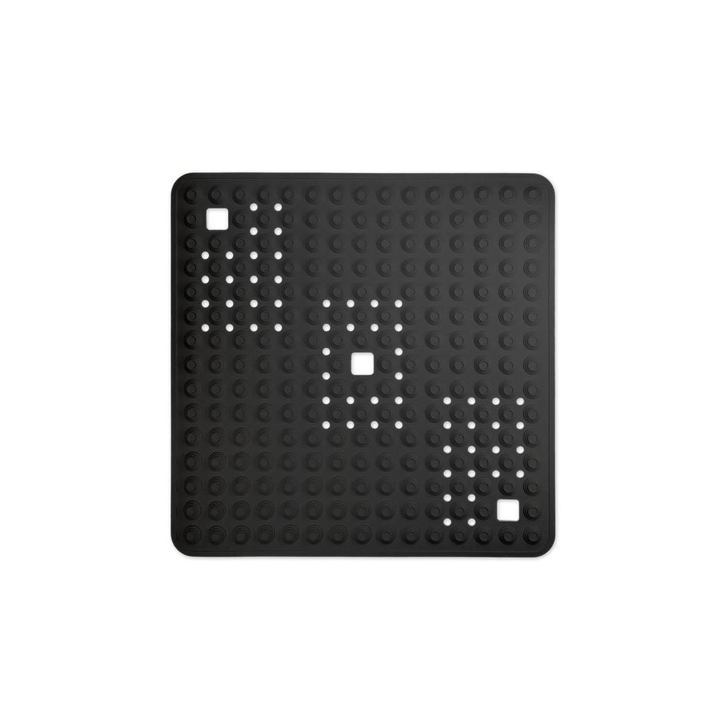 WohnDirect rutschfeste Duscheinlage BLASIC schwarz 60 x 60 Produktbild 