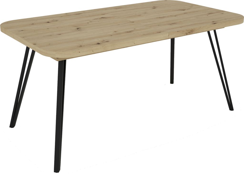 byLIVING Esszimmertisch LIFE / Eiche-Optik braun / großer Auszugstisch 160 cm bis 240 cm / Tisch mit Ausziehfunktion / Tisch mit Synchronauszug un...