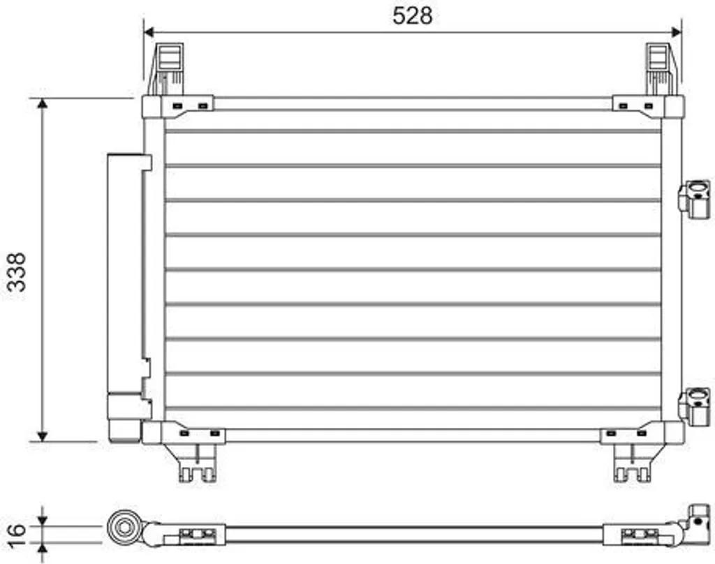 Stop aux Fuites de Clim : Condenseur Valeo 814223 pour Toyota Yaris P9