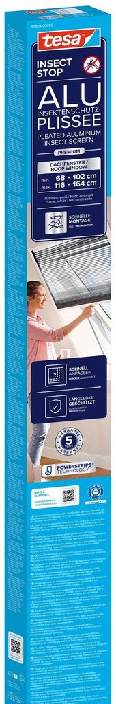 tesa 55804-00000-00. Mosquitera plisada para ventanas de Imagen del producto 