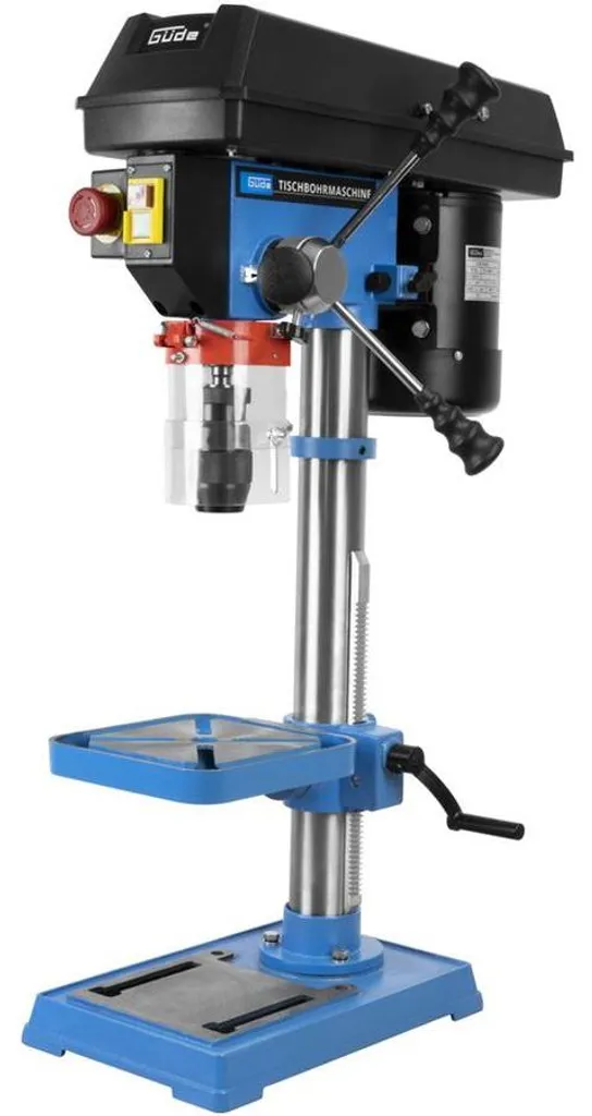 Perceuse GTB 16/605 à 12 vitesses réglables avec table inclinable et rotative