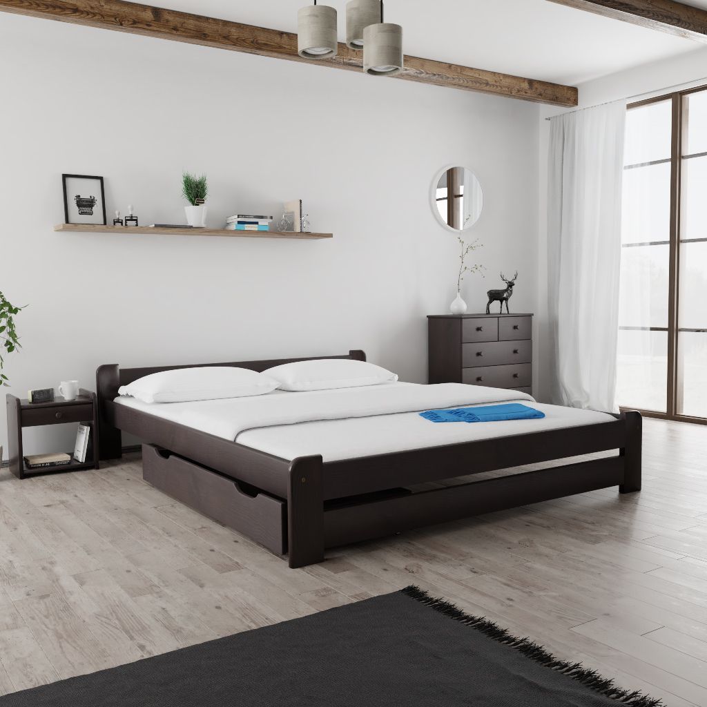 Aufbewahrungsbox unter dem Bett 150 cm Nussbaum Produktbild 2