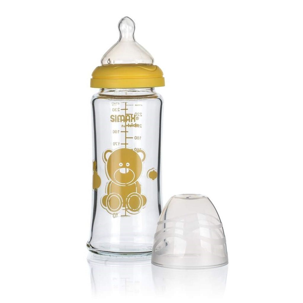 CZ láhev koj.250ml sklo SIMAX, mix dekorů
