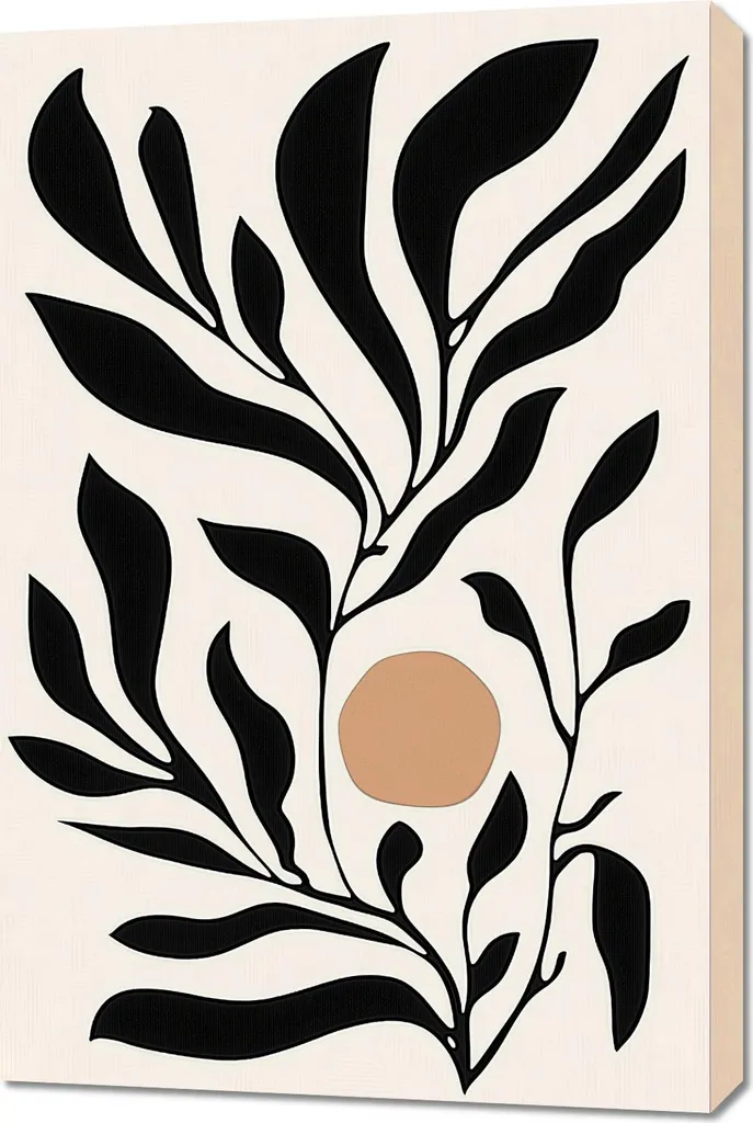 Quadro 60x90 cm Fioriera Minimalista , Interni Stile scandinavo, Boho