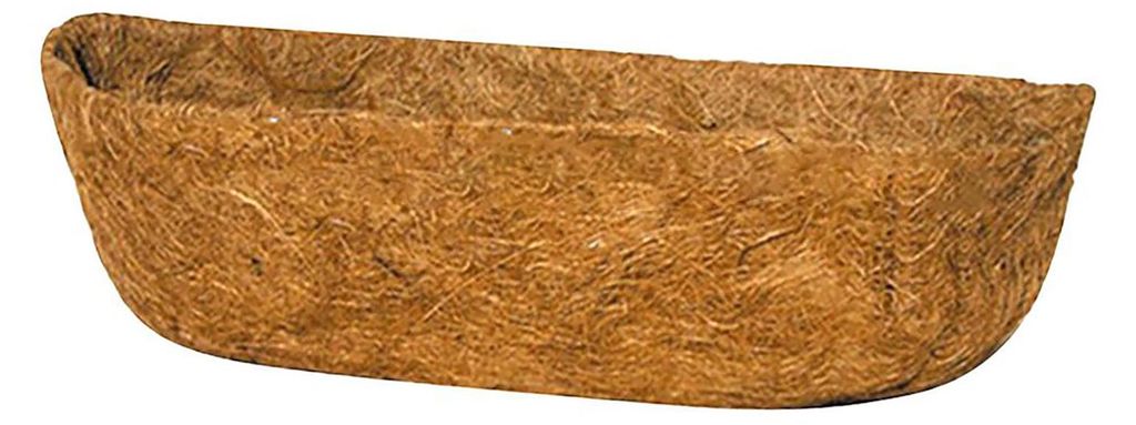 Blumenkorb-Einsatz aus Kokosfaser, umweltfreundlich, leicht formbar, rechteckiger Fensterkasten, natürlicher Kokosfaser-Ersatzeinsatz, Gartenbedarf