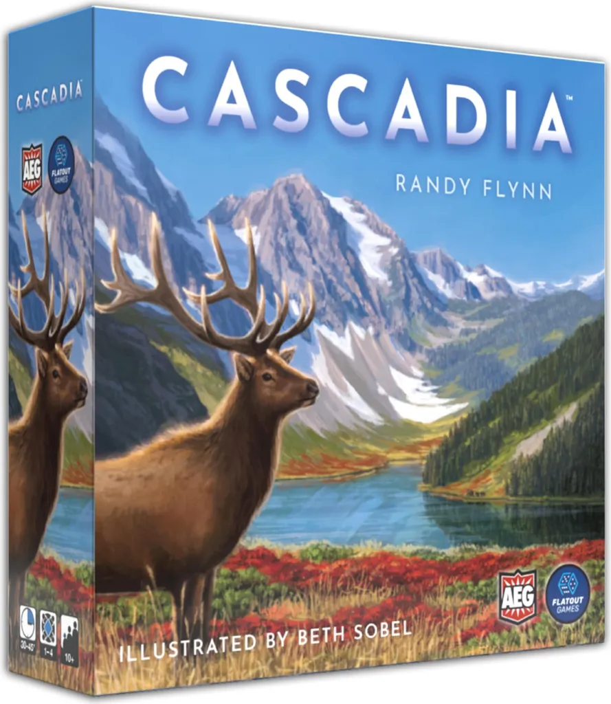 Cascadia Jeu de société ENG - Idéal pour Soirée Jeux et Amateur Nature
