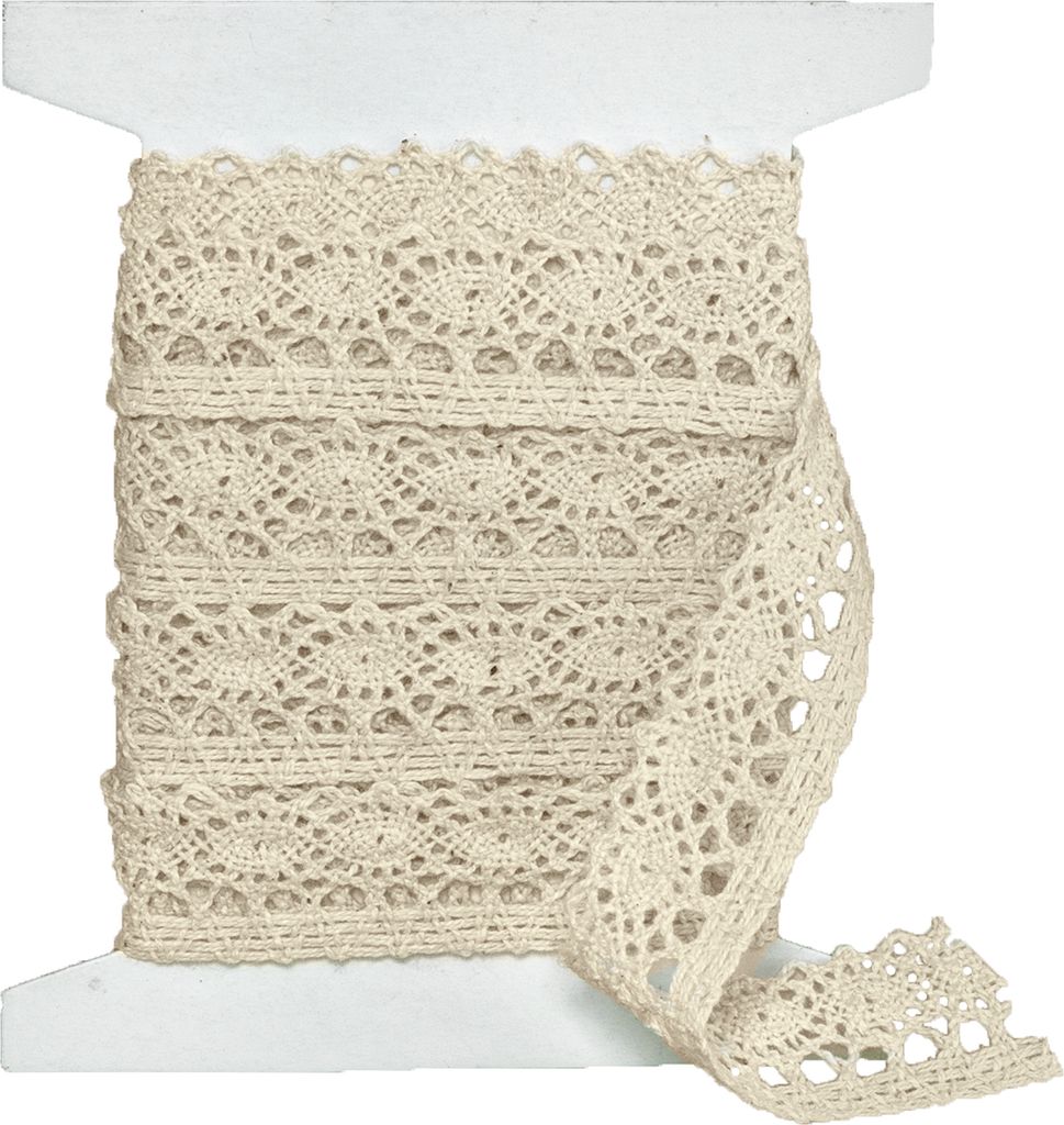 VBS XXL Häkelband "Creme", 20 mm, 10 m