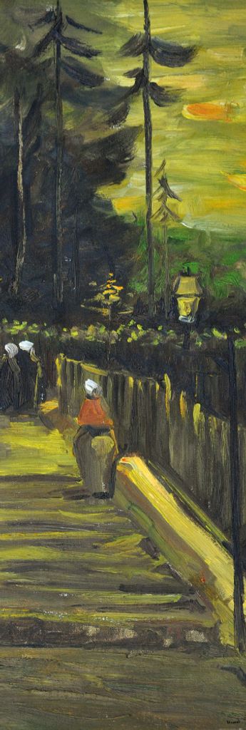 Vincent Van Gogh Kunstdruck Bild - Kleiner Weg Am Montmartre, 1886 (158 x 53 cm)