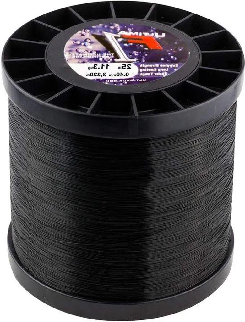 Moulinet robuste pour la pêche au mulet - Modèle 250 lb 0.4mm noir