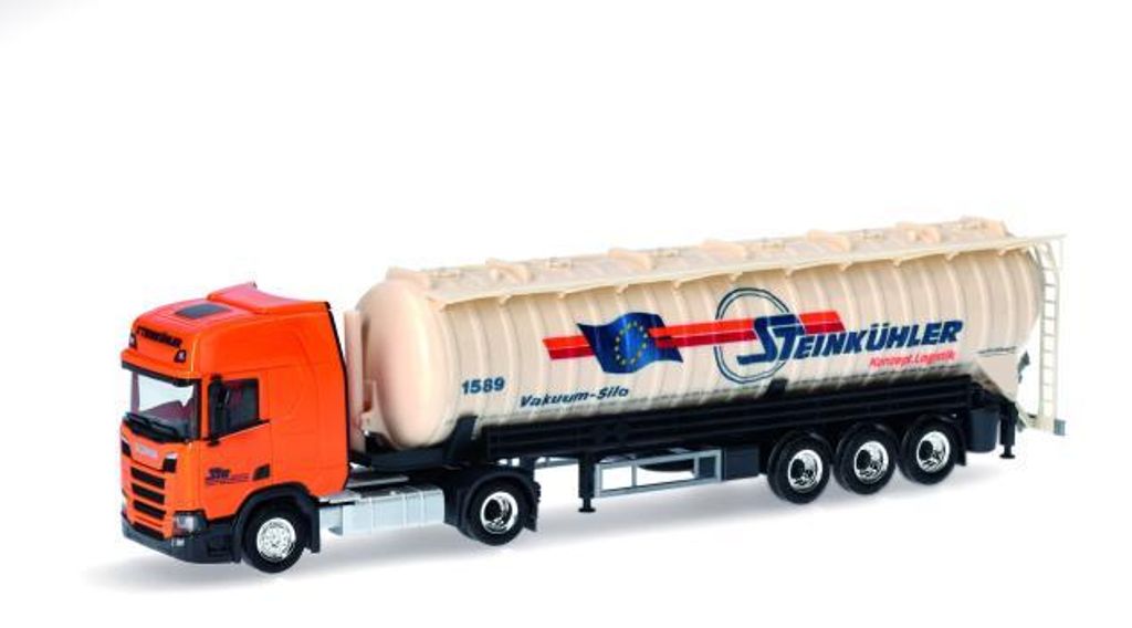 Herpa 953948 - 1:87 Scania CR 20 HD Aerop. Saugsilo-SZ Steinkühler - Neu