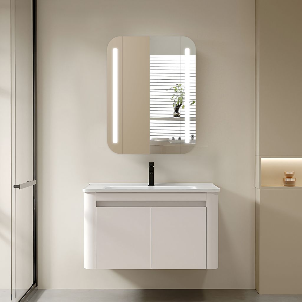 Zrkadlová skrinka s osvetlením Talos Black Linea 60x70cm - Image du produit 