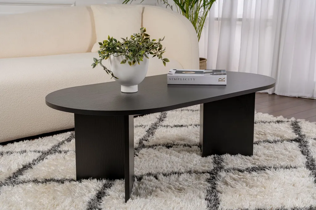 Specifiche Tavolino Legno Nero Skye Decor Sable 119x40x60 cm