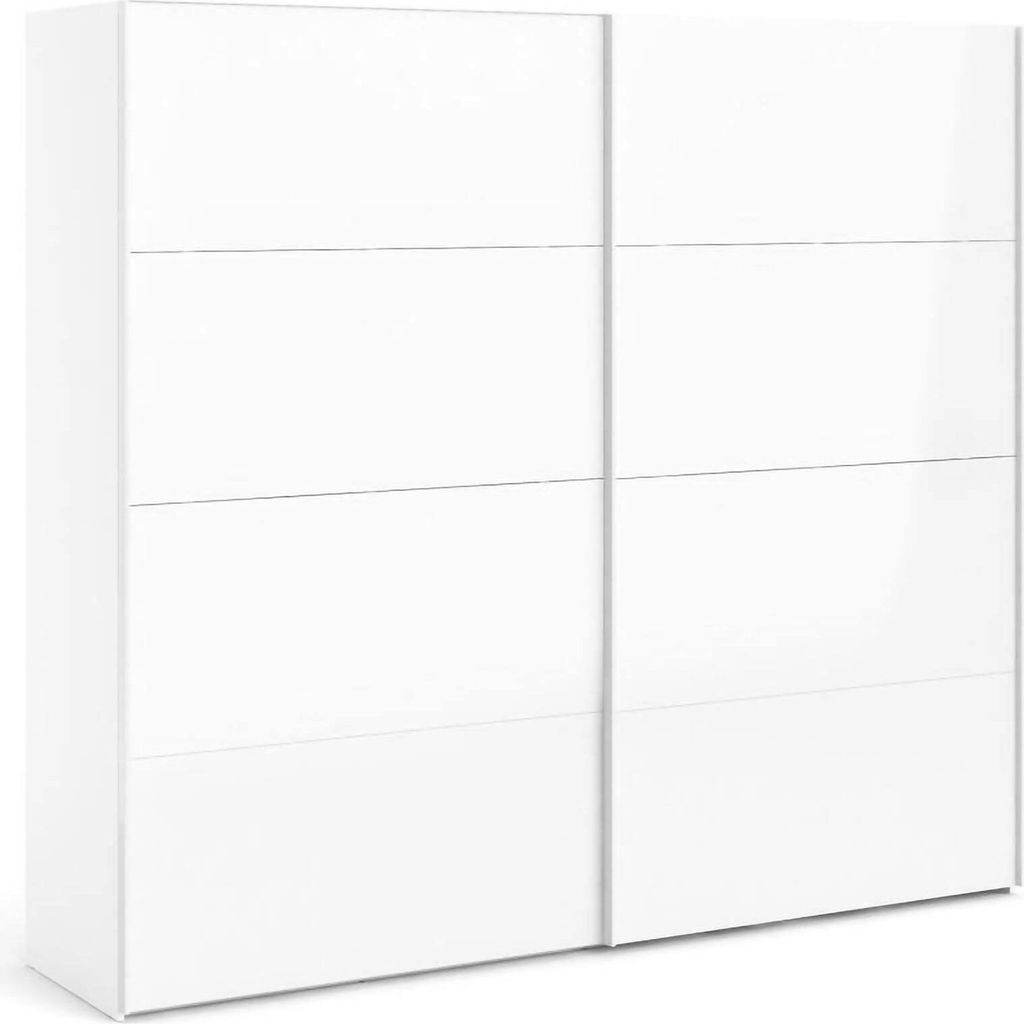 Dmora Kleiderschrank 2-türig Damienne 242.7x220.4h cm Weiß