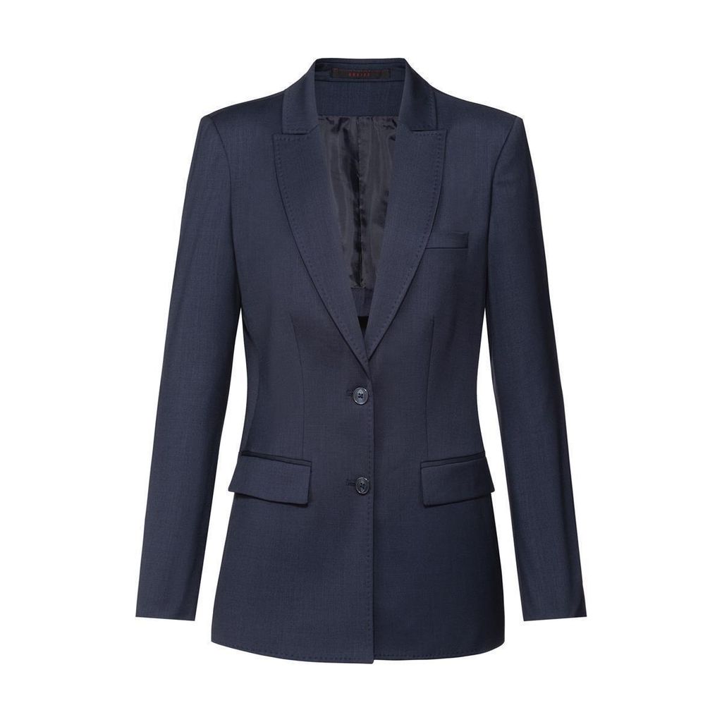Greiff Modern WITH 37.5 Damen Langblazer Regular-Fit Dunkelblau 46