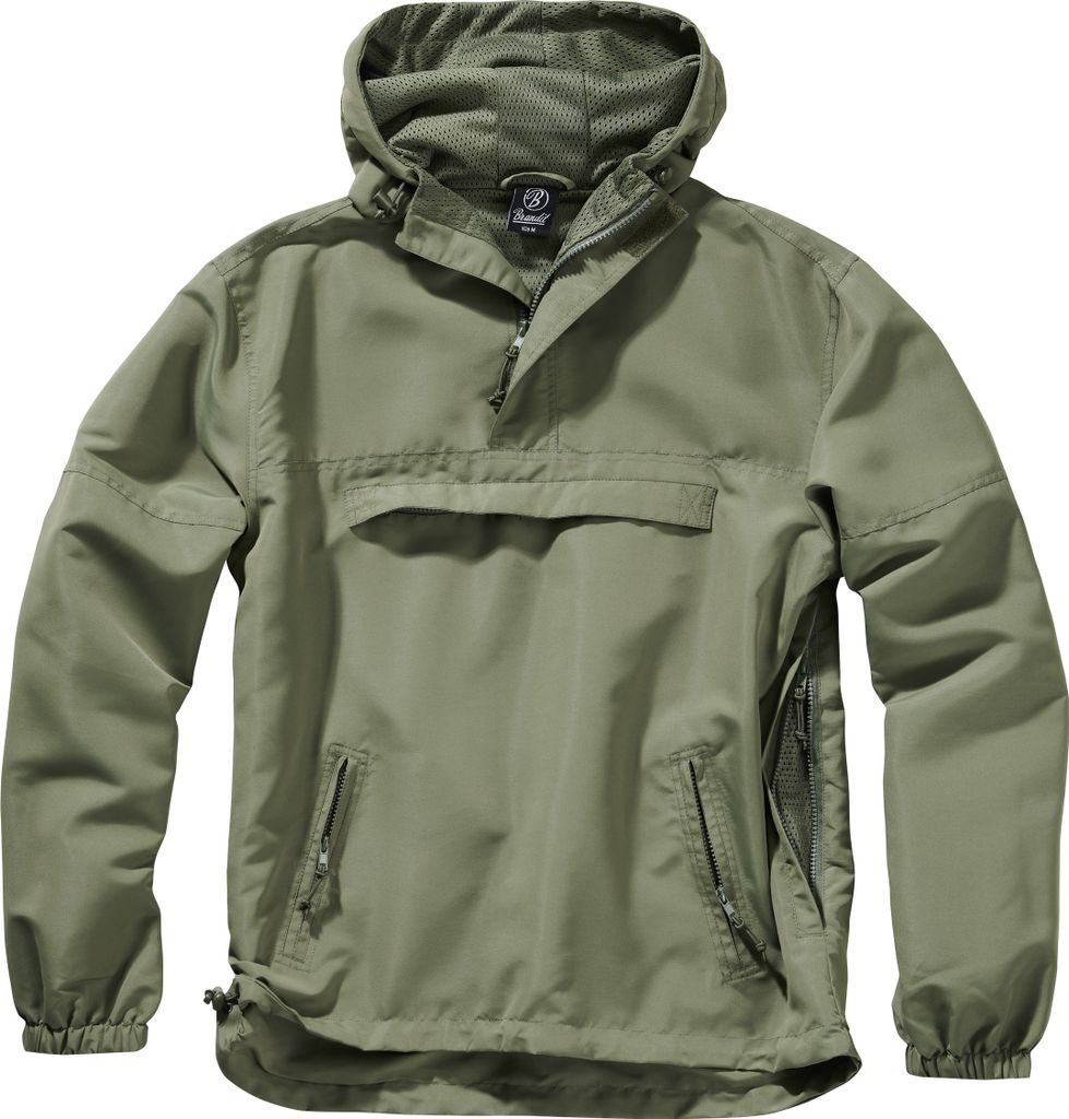 Brandit Summer Windbreaker Hoodie (Olive,XL) Image du produit 
