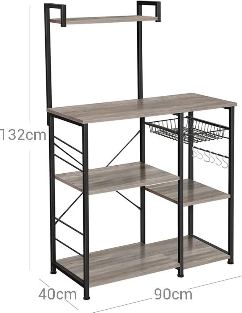 Étagère de cuisine pour optimiser l'espace de rangement style industriel - 6