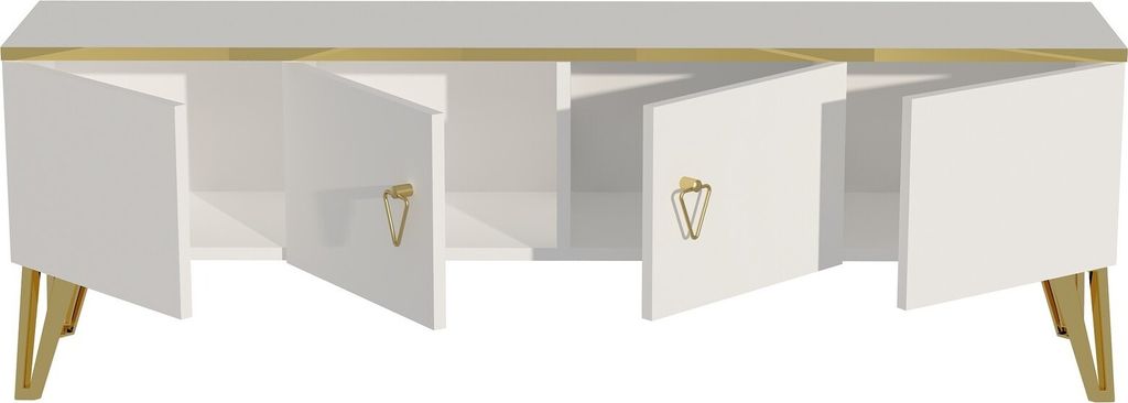 Skye Decor, Caprice- Caprice ARN, White,Gold, szafka pod Zdjęcie produktu 6