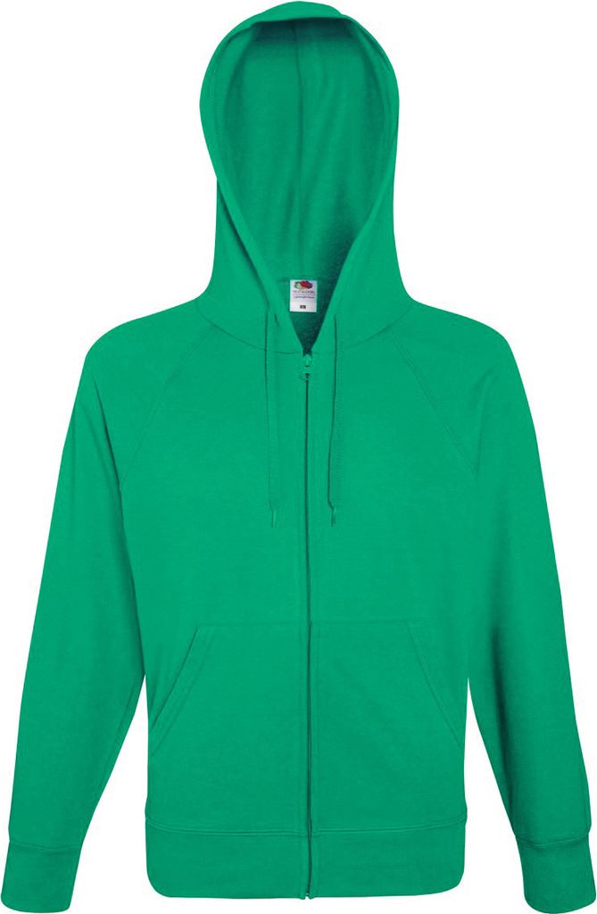 Fruit Of The Loom Herren Kapuzenjacke, leicht BC2655 (Xlarge) (Kellygrün)