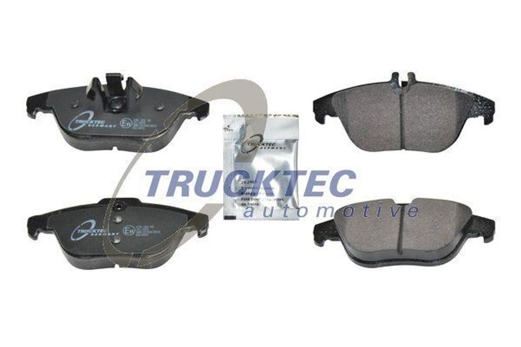 TRUCKTEC AUTOMOTIVE Bremsbeläge Satz Hinten Bremsklötze passend für MERCEDES-BENZ C-Klasse Limousine (W204) 02.35.234
