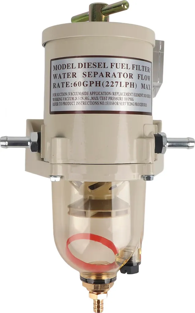 Séparateur d'eau 500FG pour Diesel avec joint étanche et filtration fine