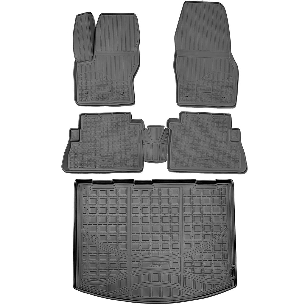 Fußmatten & Kofferraumwanne Set passend für Ford KUGA II, DM2 | BJ 2013-2019