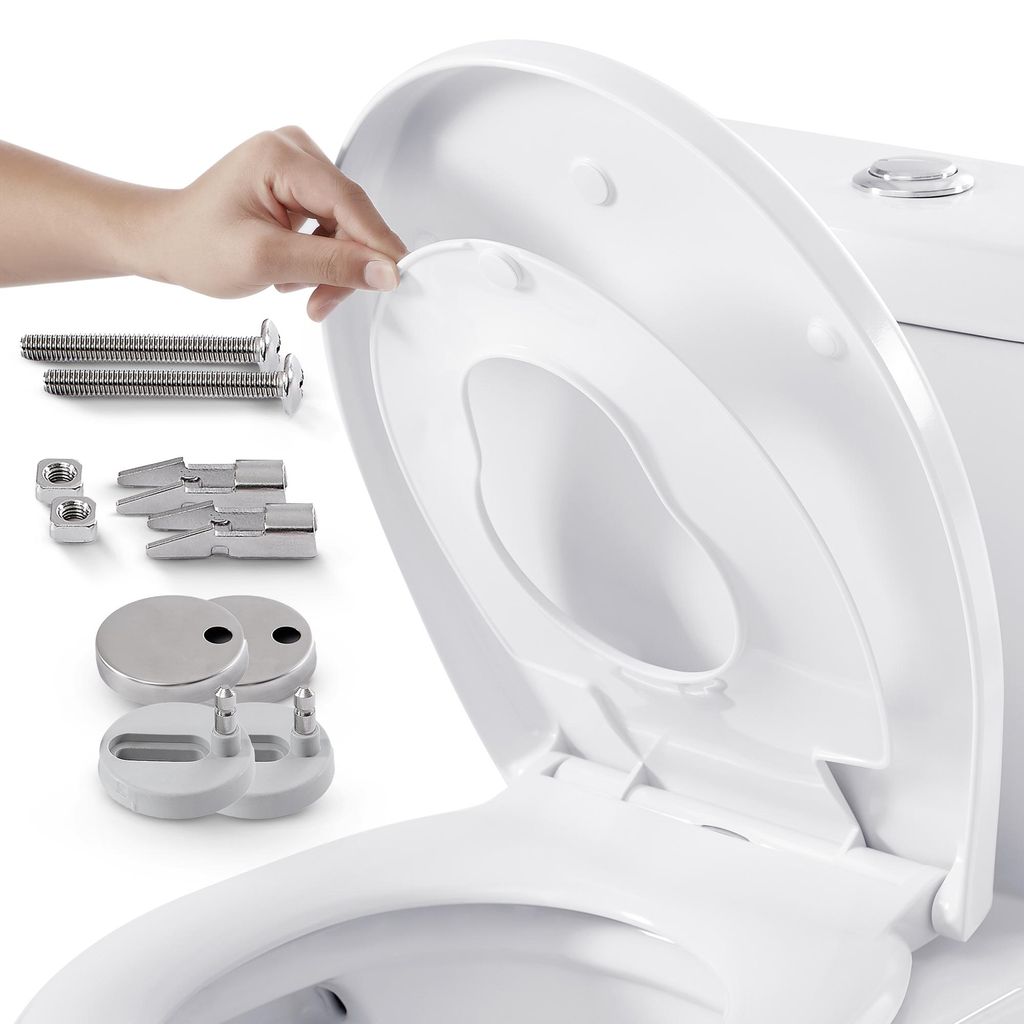 AREBOS WC-Sitz mit integriertem Kindersitz, Produktbild 