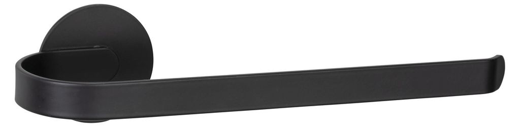 WENKO Handtuchhalter Bivio Black Stange Alu Selbstklebend Produktbild 