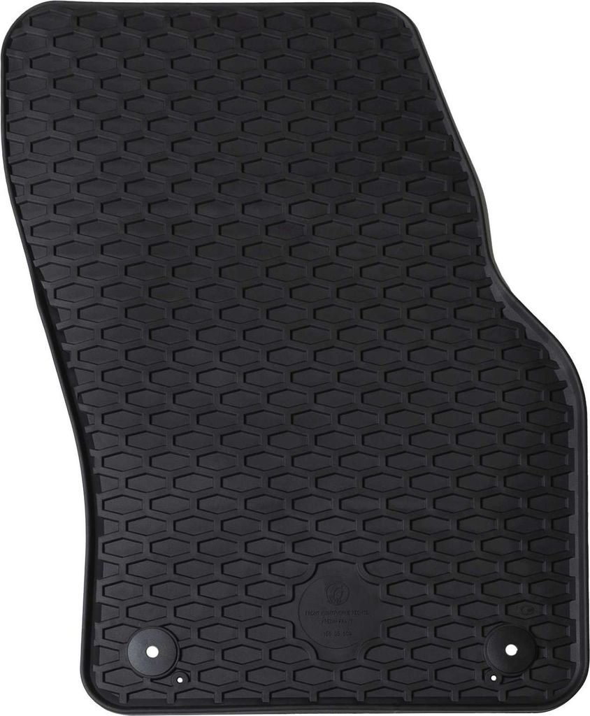 vidaXL Autofußmatte 4 pcs Schwarz Geeignet für Audi Q3 2019-2025 Gummi