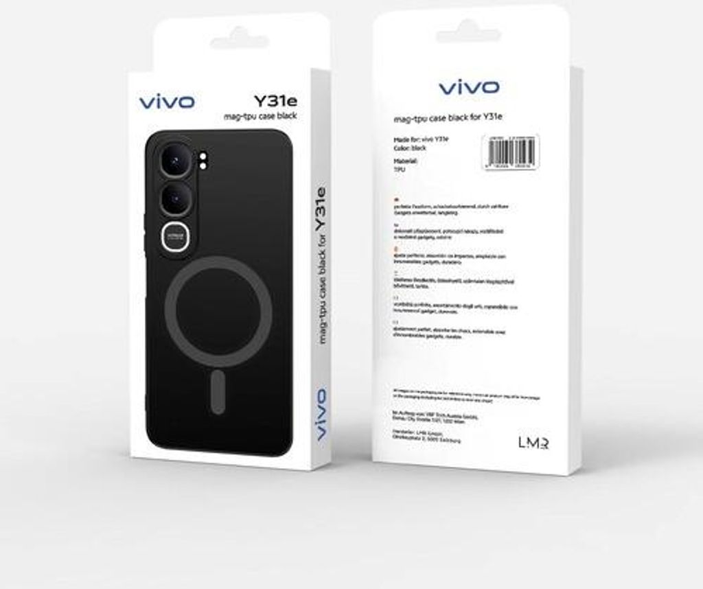 Rabbiter LMR1505, Cover, Vivo, Y31e, 17 cm (6.68"), Schwarz