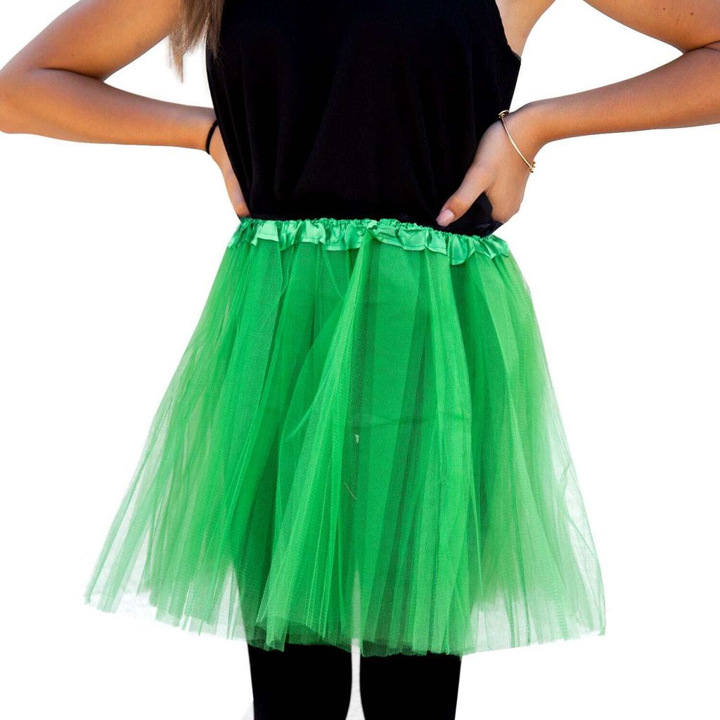 Oblique Unique Tutu Tütü Damen Rock grün Tüllrock Unterrock Produktbild 