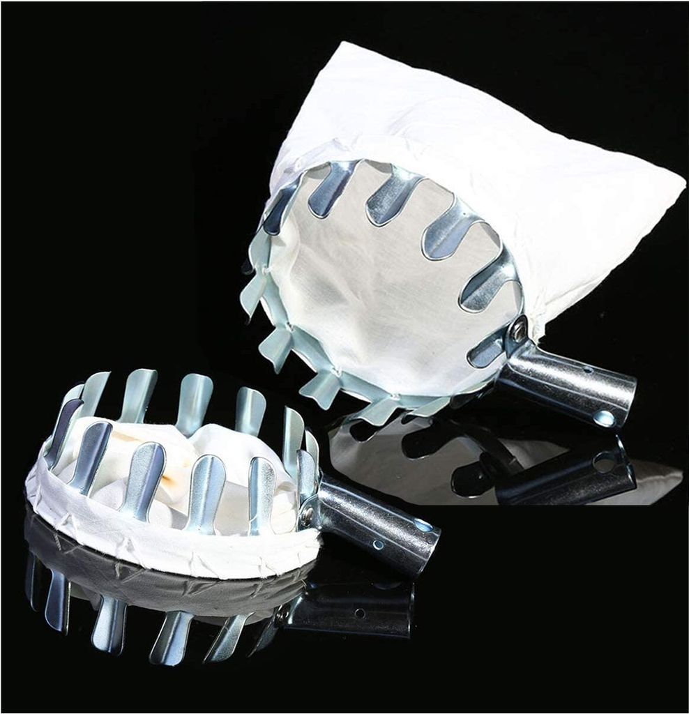 ZHOUXYFDC Apfelpflücker 2m Teleskopstange - Obstpflücker Garten