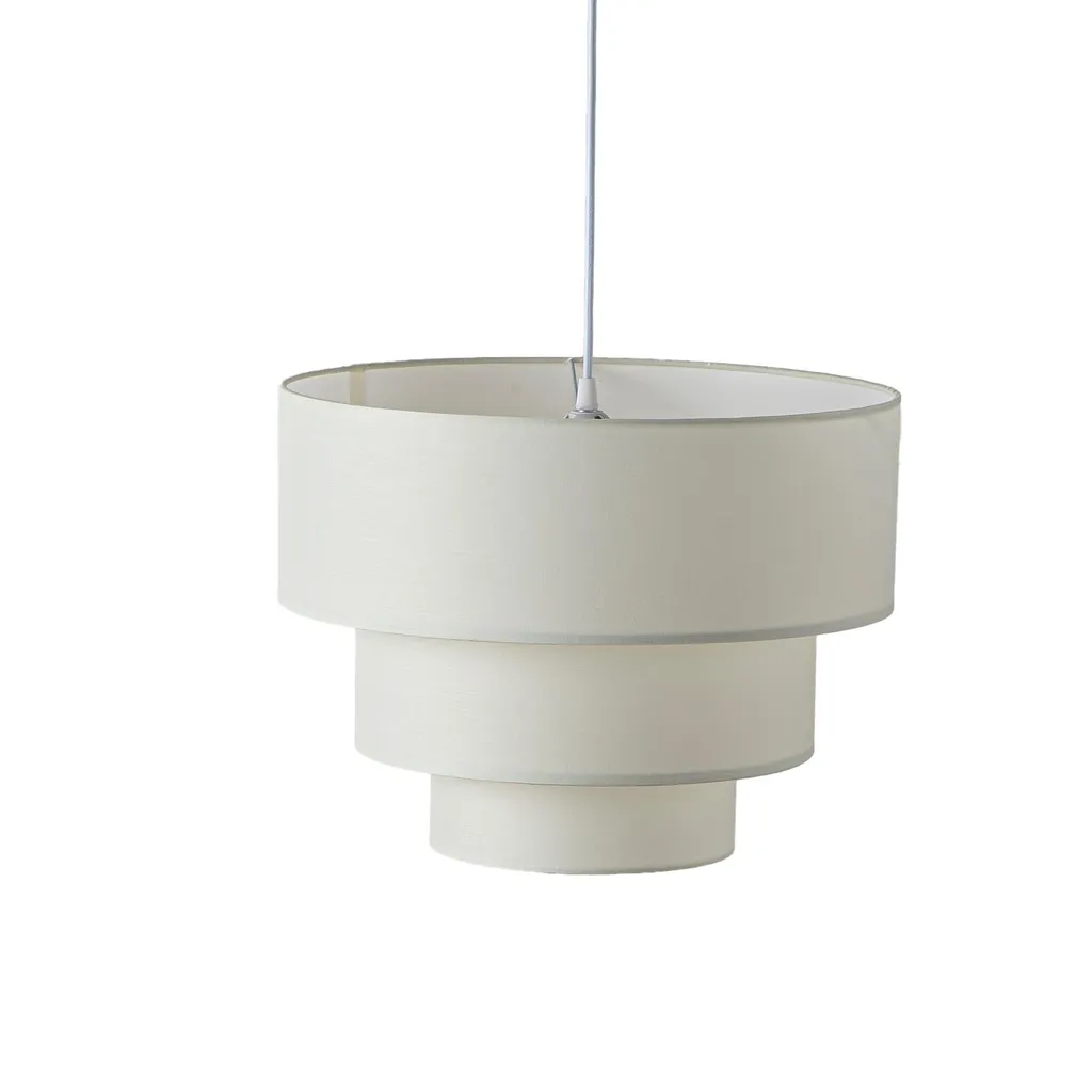 Lampada a Sospensione Tessile LEVEL 38cm - Design 3 Livelli E27 - 1