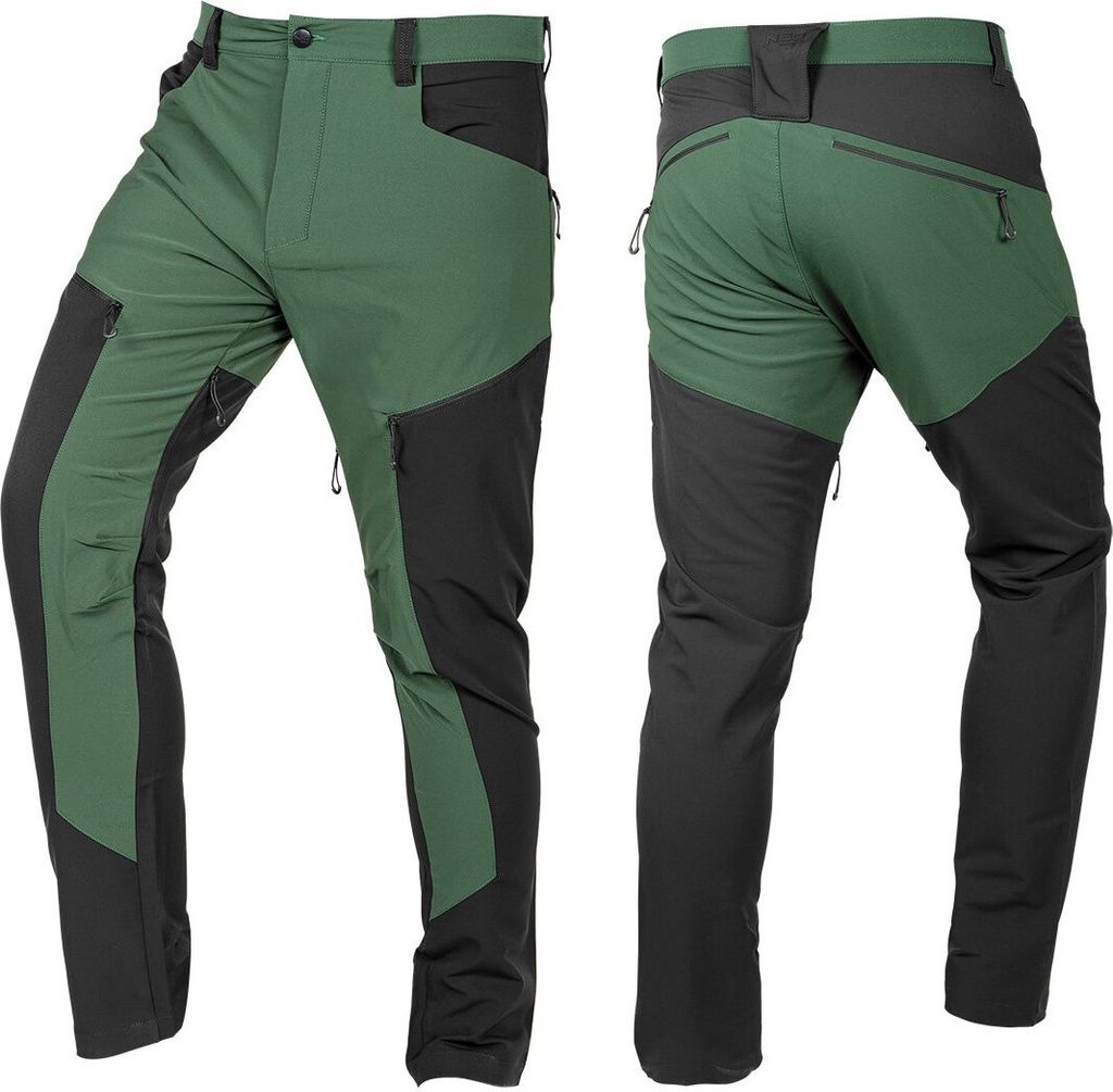 OUTDOOR Arbeitshose, 4-Wege-Stretch, grün-grau, Größe XXXL Produktbild 