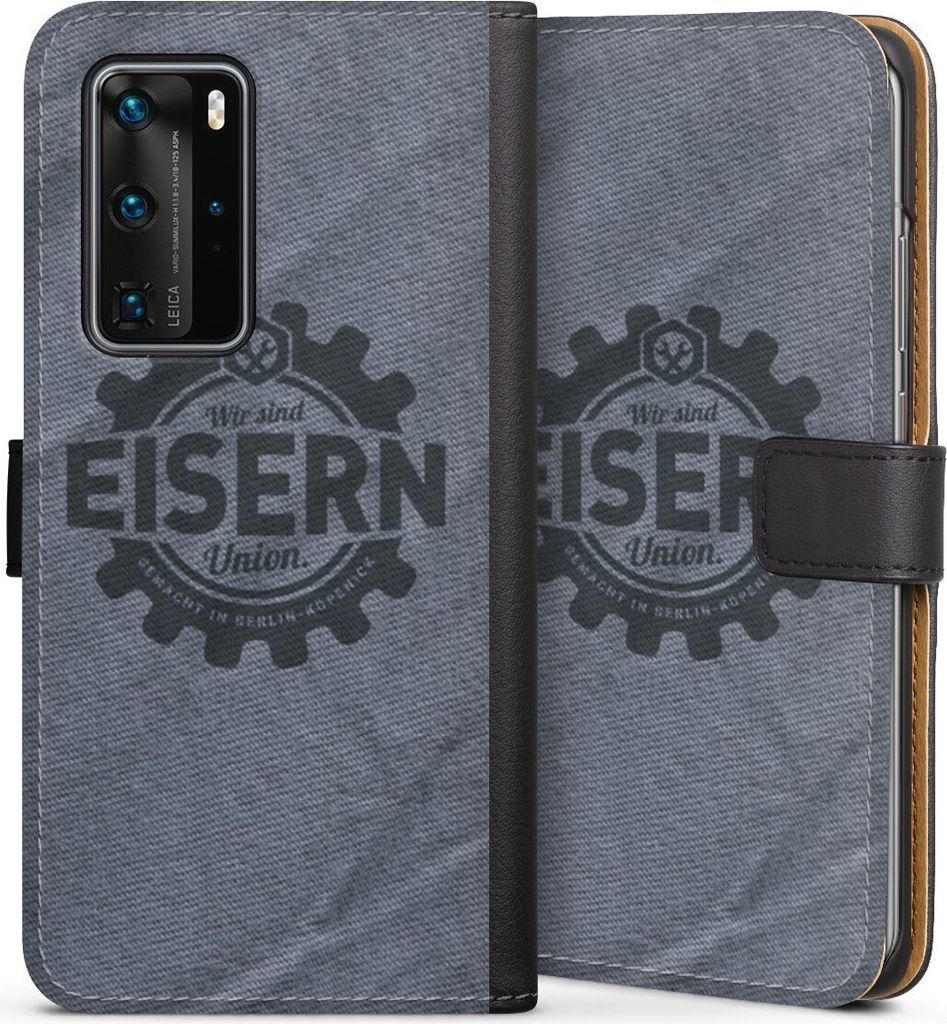DeinDesign Klapphülle für Huawei P40 Pro Handytasche Lederhülle Tasche 1. FC Union Berlin FCU Offizielles Lizenzprodukt