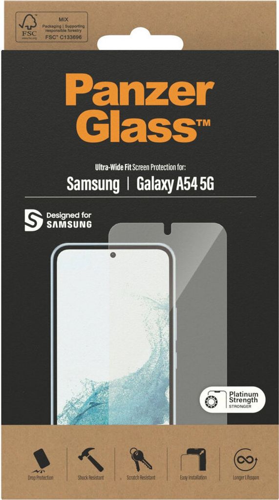 PanzerGlass Samsung Galaxy A54 5G, UWF Produktbild 5