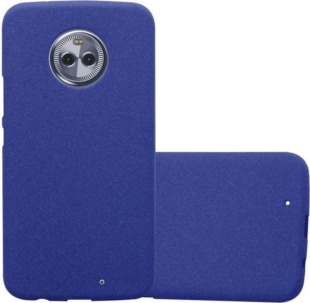 Cadorabo Cover Blu Motorola Moto X4 - Protezione Discreta in TPU