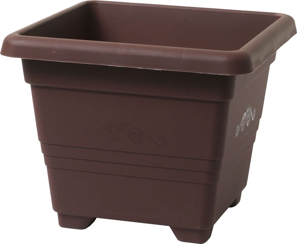 Plastia Verpackung Quadrat Begonia - Schokolade 35x35 cm