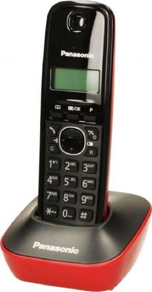 Dect Panasonic TG1611 rosso nero Immagine del prodotto 