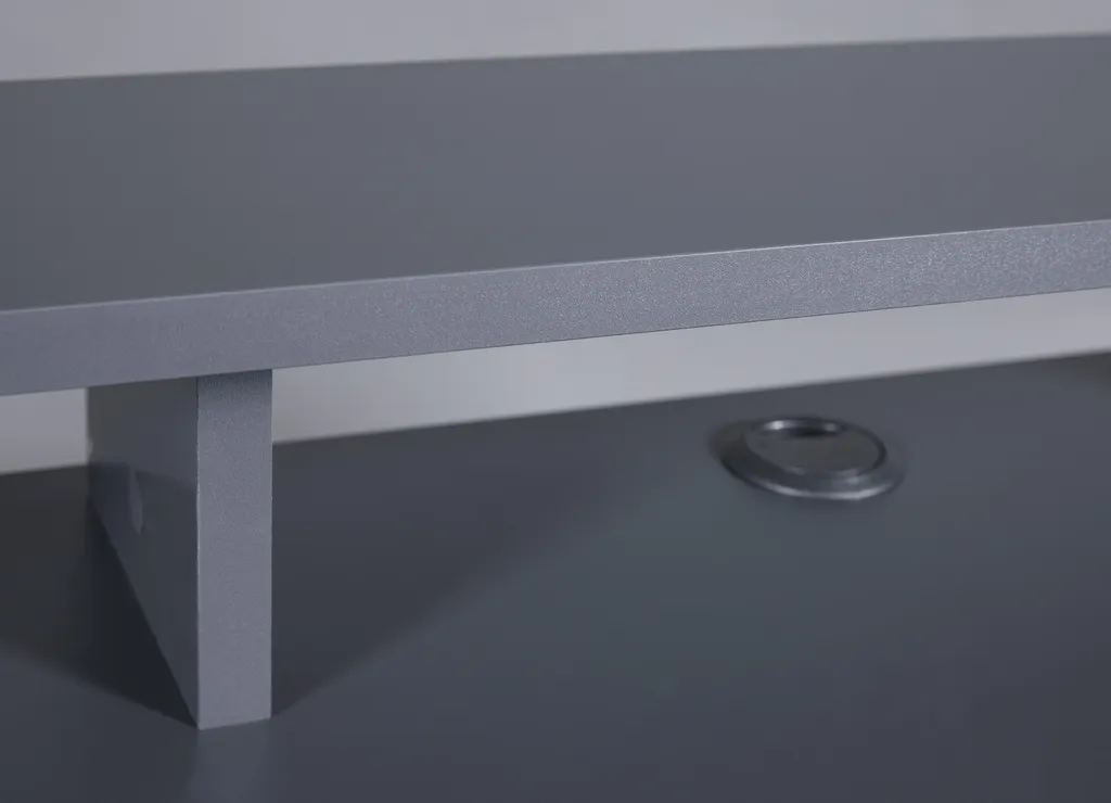 Bureau gaming MatchPoint gris pour organiser son setup PC - 7