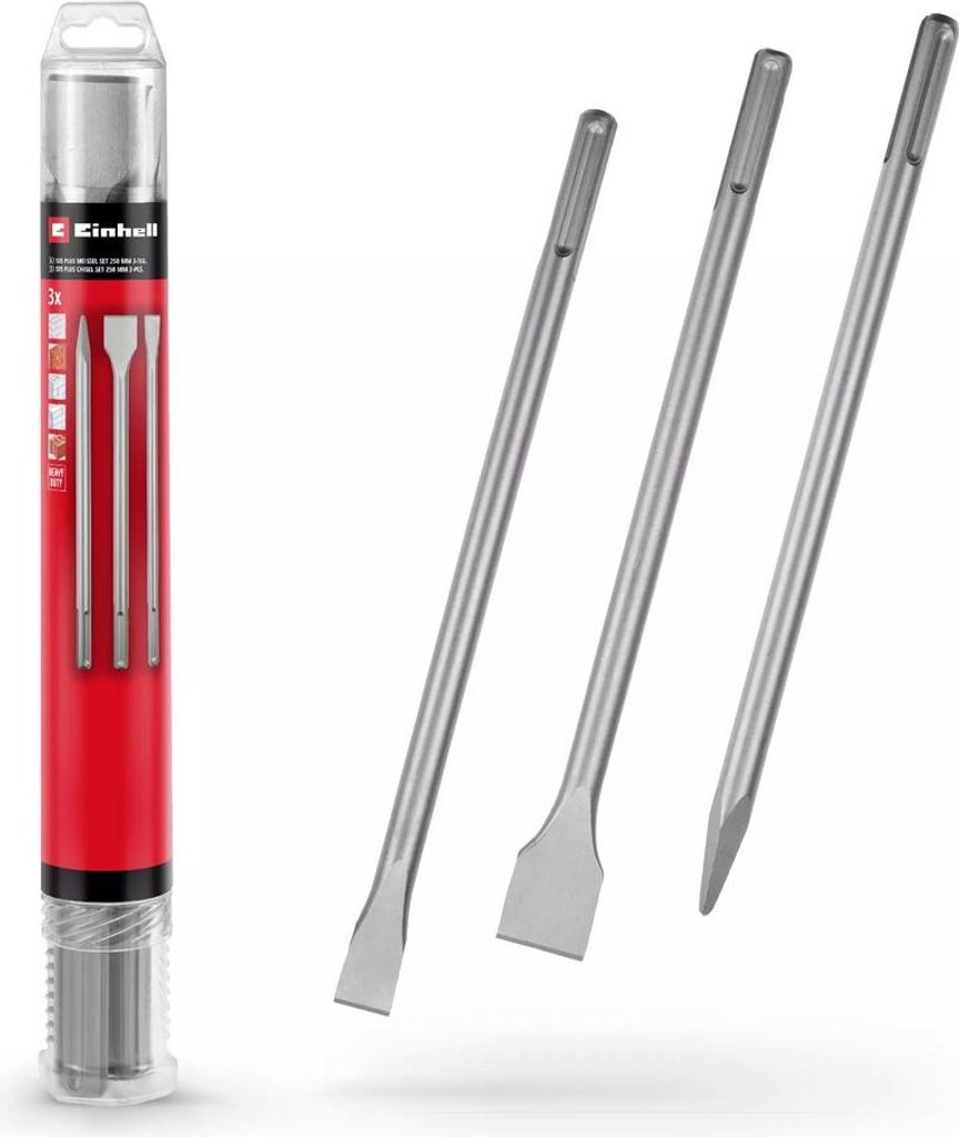 Coffret de burins SDS Max , 3 pièces (400 mm) Image du produit 