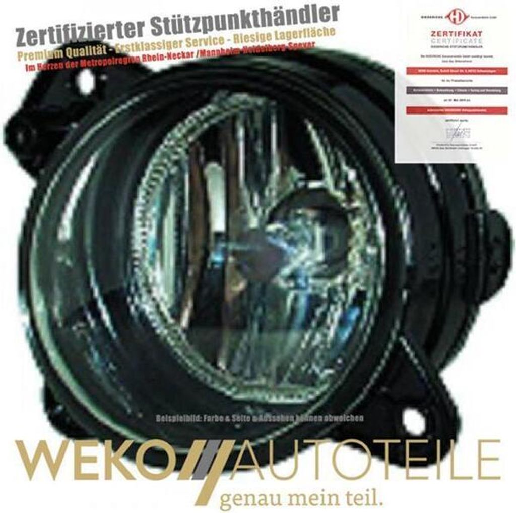 Nebelscheinwerfer rechts DIEDERICHS 2272088 für SKODA VW