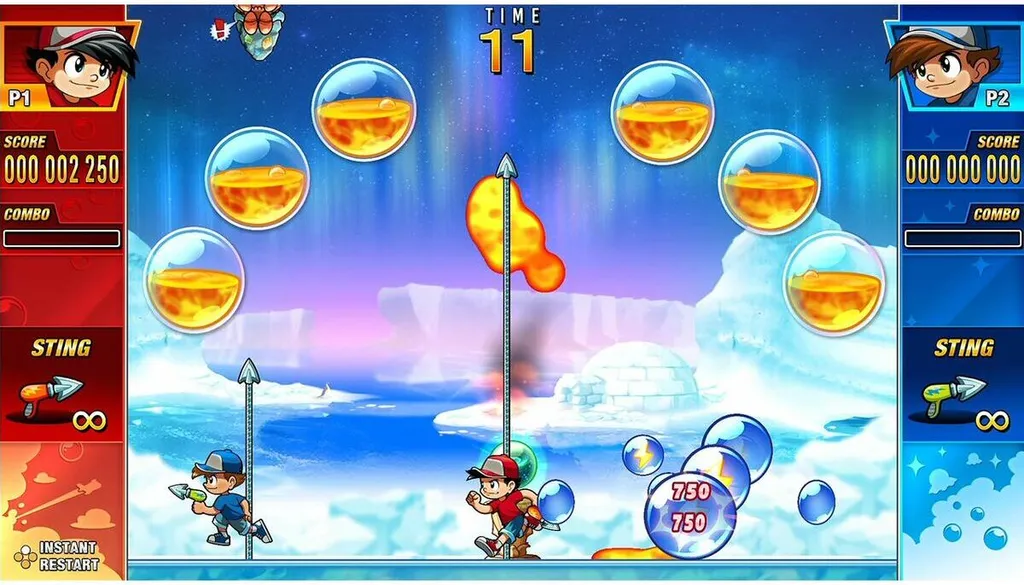 Pang Adventures Switch Jeu Vidéo Arcade en Code Digital pour Console - 2