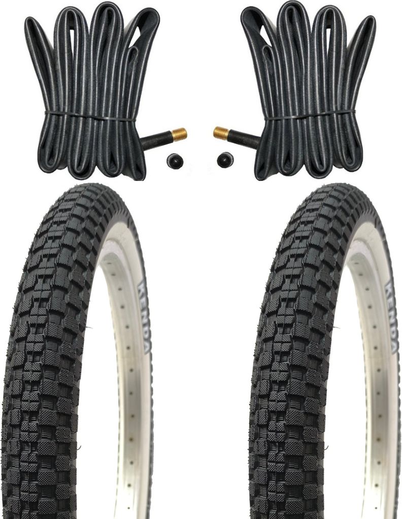 2x 20 Zoll Fahrradreifen Kenda 20x2.125 Zoll mit Weisswand Produktbild 