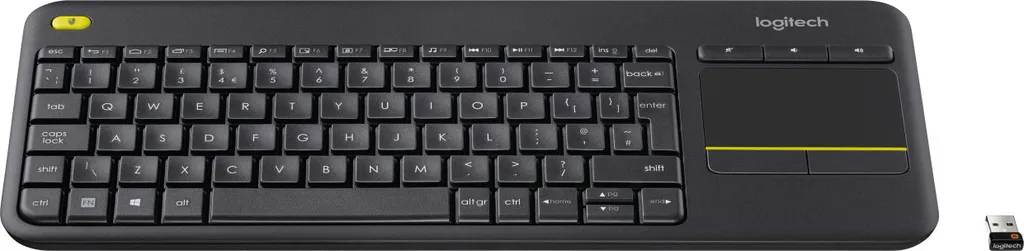 Dites Adieu à la Souris avec le Clavier Tactile Logitech K400 Plus Sans Fil