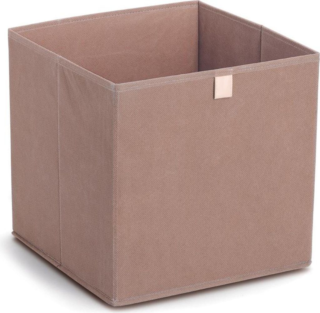 ZELLER PRESENT Aufbewahrungsbox Vlies 32x32x32cm mocca