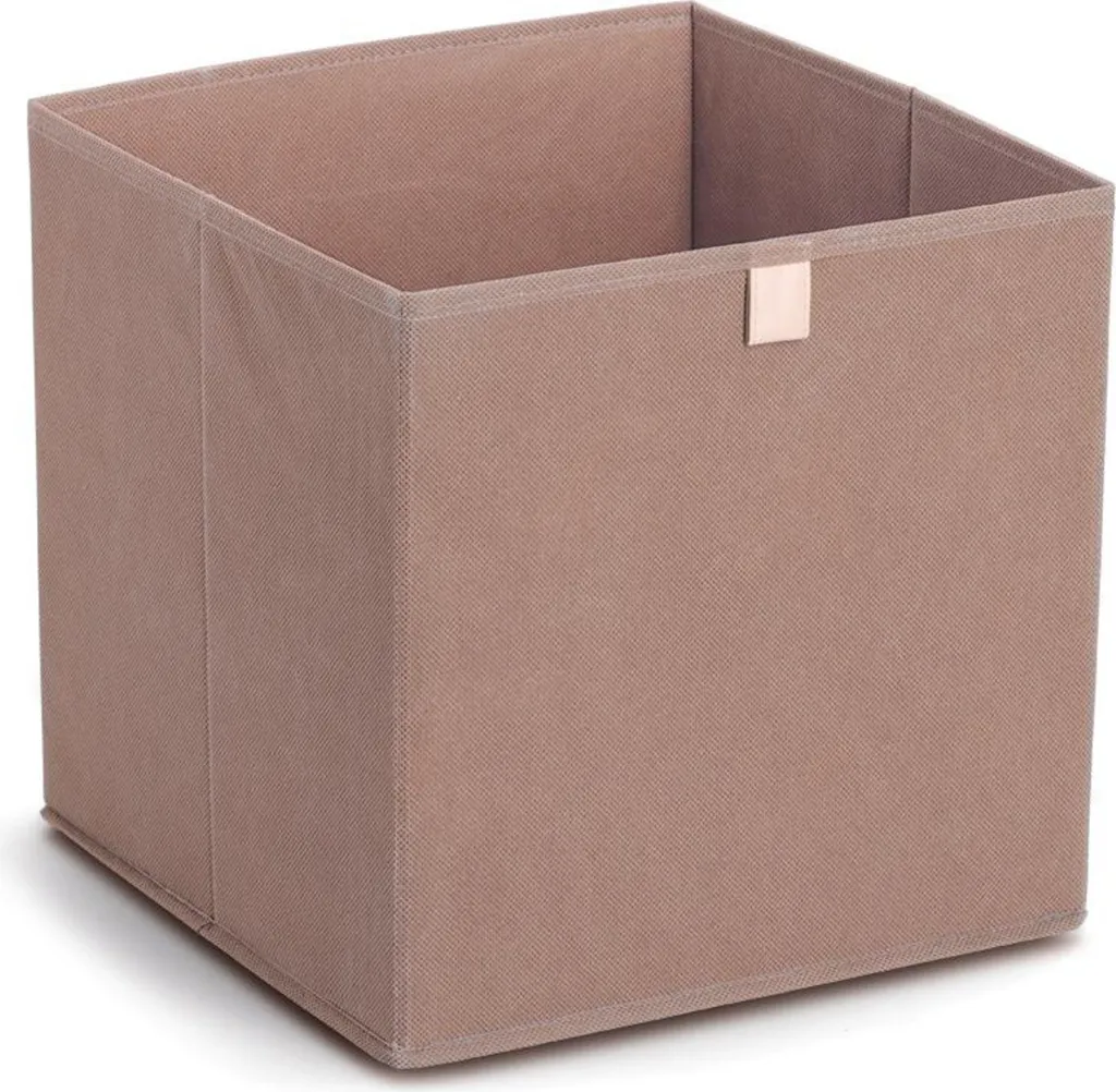 Boîte de rangement pliable 32cm grise STORAGE avec poignée renforcée