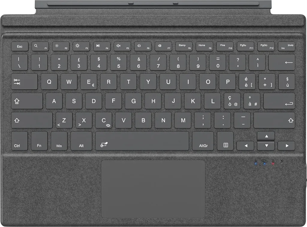 Clavier sans fil azerty pour Surface Pro 4 5 6 7 gris MoKo d'Espagne