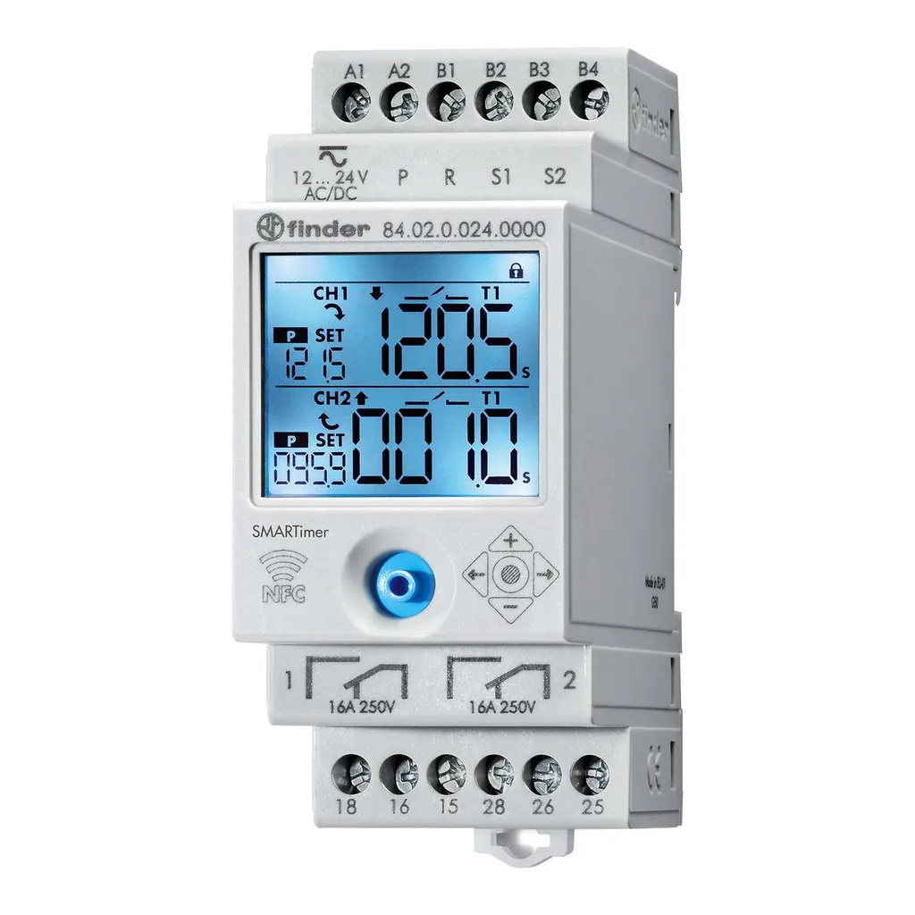 Finder 84.02.0.024.0000 SMARTimer Digitale 16A 24V Multifunzione