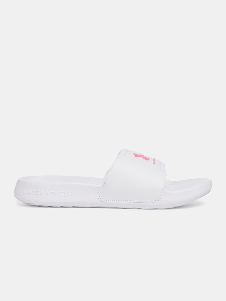 Under Armour Slide Sandals 3027222-101 in White color size 40.5